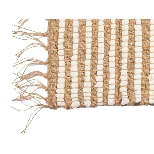Tepih Bijela Prirodno Crte 60 x 1 x 90 cm (12 kom.) Cijena