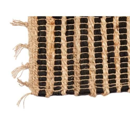 Tepih Crna Prirodno Crte 60 x 1 x 90 cm (12 kom.) Cijena