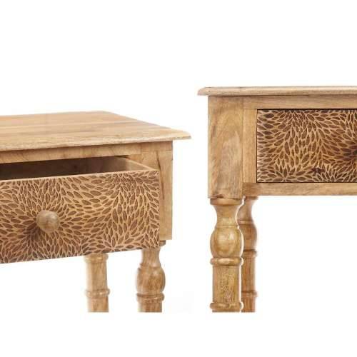 Ormarić s 2 ladice Gift Decor 39 Smeđa 98 x 77 x 42 cm Listovi Cijena