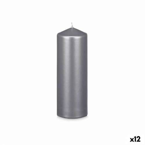 Svijeća Acorde 92541 Srebrna 7 x 20 x 7 cm (12 kom.) Cijena