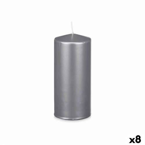 Svijeća Acorde 92547 Srebrna 9 x 20 x 9 cm (8 kom.) Cijena