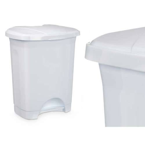 Koš za Papir na Pedalu Bijela Plastika 10 L (8 kom.) Cijena