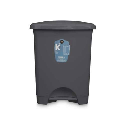 Koš za Papir na Pedalu Antracitna Plastika 30 L (4 kom.) Cijena