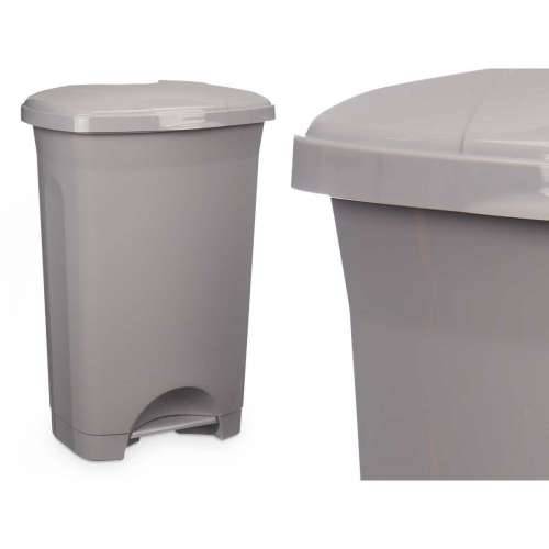 Koš za Papir na Pedalu Siva Plastika 50 L (3 kom.) Cijena