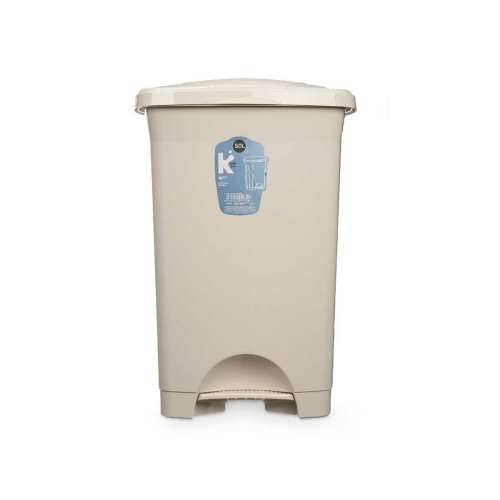 Koš za Papir na Pedalu Bež Plastika 50 L (3 kom.) Cijena