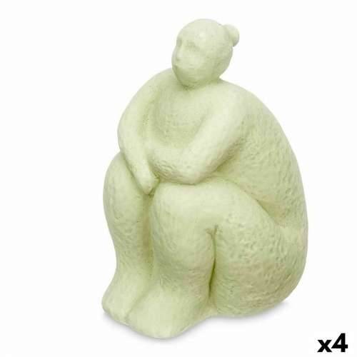 Ukrasna figura Zelena Dolomite 18 x 30 x 19 cm (4 kom.) Dama Sjedeći Cijena