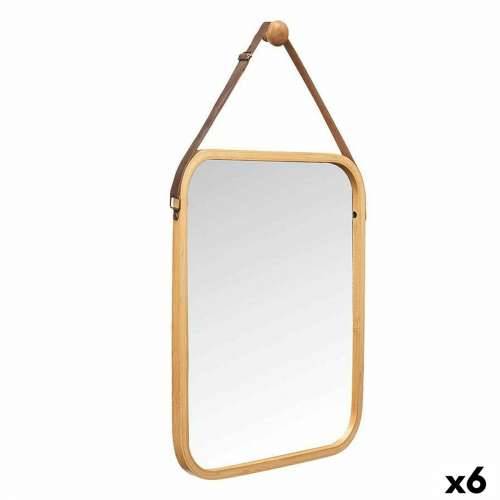 Pakarāmais spogulis B6605 Prirodno Pravokutno 34 x 41,5 x 1,5 cm (6 kom.) Cijena