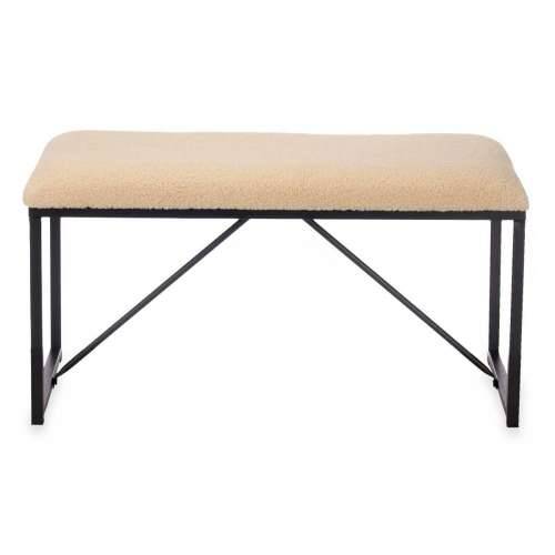 Klupa Gift Decor TR23063-2 Bež Metal Tkanina 81 x 42 x 38 cm Cijena