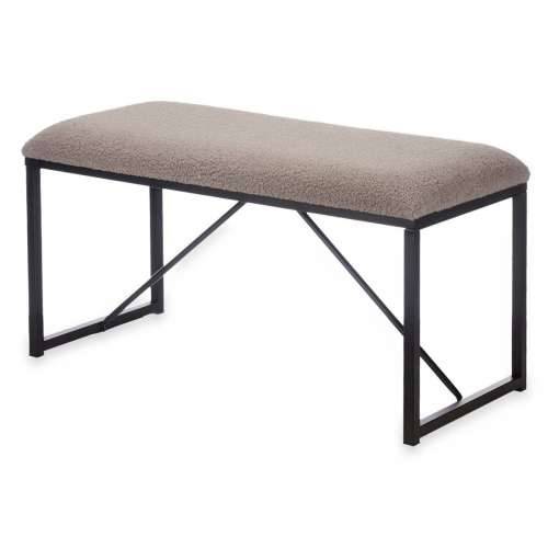Klupa Gift Decor TR23063-4 Smeđa Metal Tkanina 81 x 42 x 38 cm Cijena