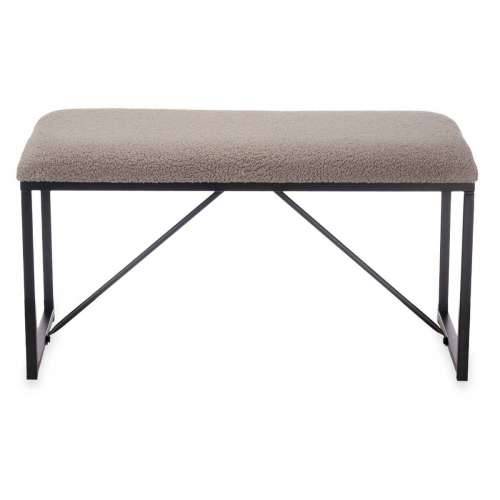 Klupa Gift Decor TR23063-4 Smeđa Metal Tkanina 81 x 42 x 38 cm Cijena