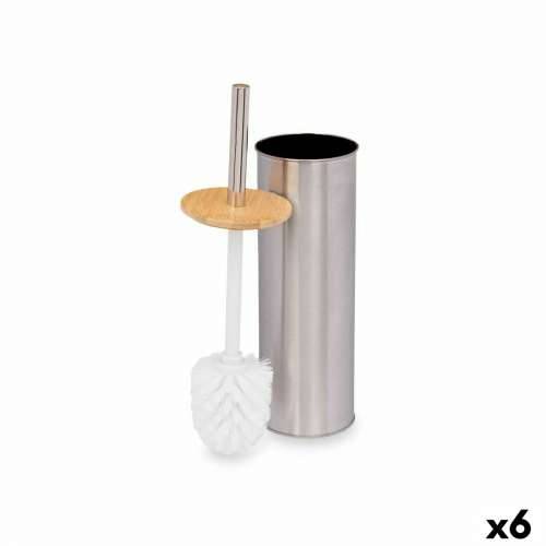 WC Četka Berilo B1041SW Srebrna Bambus Nehrđajući Čelik 9,5 x 27,5 x 9,5 cm (6 kom.) Cijena