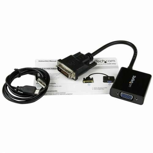 Adapter DVI-D u VGA Startech DVI2VGAE             0,19 m Crna Cijena