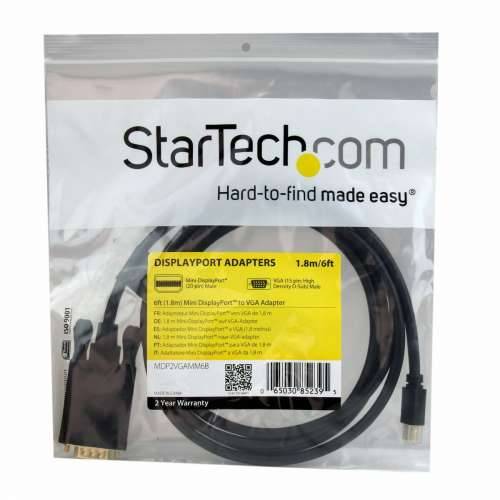 Mini DisplayPort u VGA Adapter Startech MDP2VGAMM6B Cijena