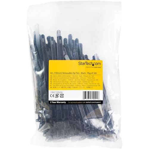 Vezice Najlon Startech CBMZTRB6BK           Crna Cijena