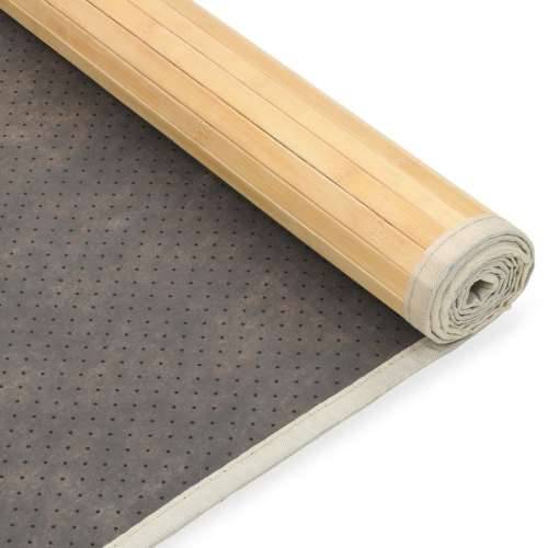 Tepih od bambusa 150 x 200 cm prirodna boja Cijena