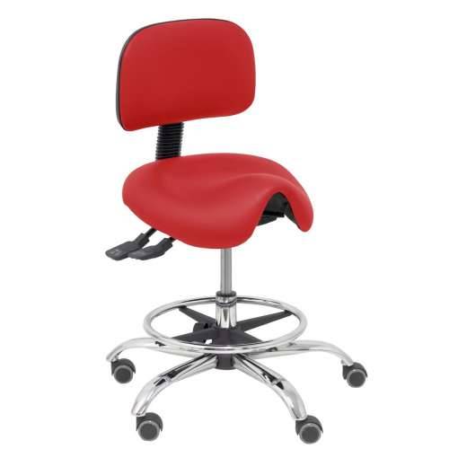 Tabure Zarza Piqueras y Crespo 350CRRP Crvena PVC Cijena