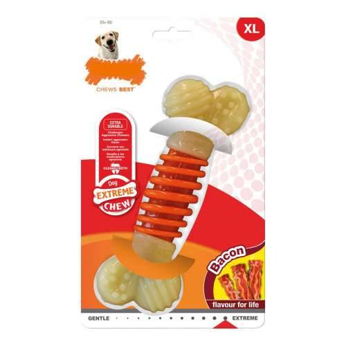 Grickalo za pse Nylabone Extreme Chew Pro Action Bacon Veličina L Najlon Cijena