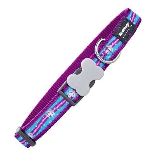 Ogrlica za pse Red Dingo Style Vijoličasta Jednorog (2,5 x 41-63 cm) Cijena