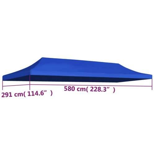 Krov za šator za zabave 3 x 6 m plavi Cijena