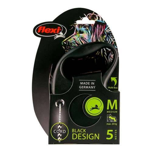 Povodac za pse Flexi BLACK DESIGN 5 m Veličina M Silver Cijena