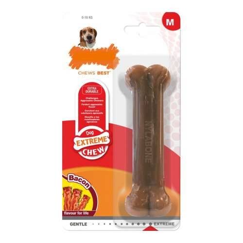 Grickalo za pse Nylabone Dura Chew Bacon Veličina M Najlon Cijena