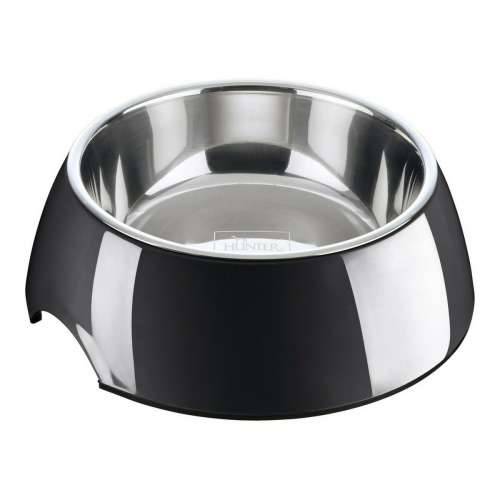 Hranilica za pse Hunter Melamin Nehrđajući Čelik Crna 350 ml (18,5 x 18,5 x 9,5 cm) Cijena