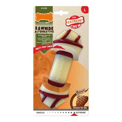 Grickalo za pse Nylabone Rawhide Čvor Veličina L Najlon Teletina Cijena