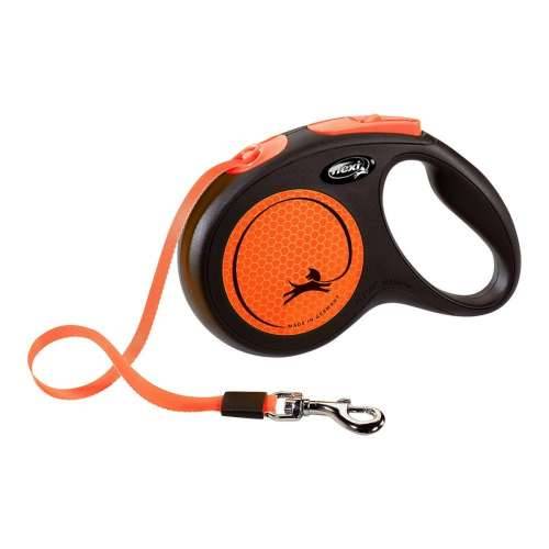 Povodac za pse Flexi NEW NEON 5 m Oranžna Veličina M Cijena