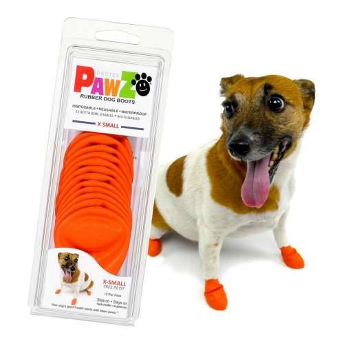 Čizme Pawz Pas Oranžna XS Cijena