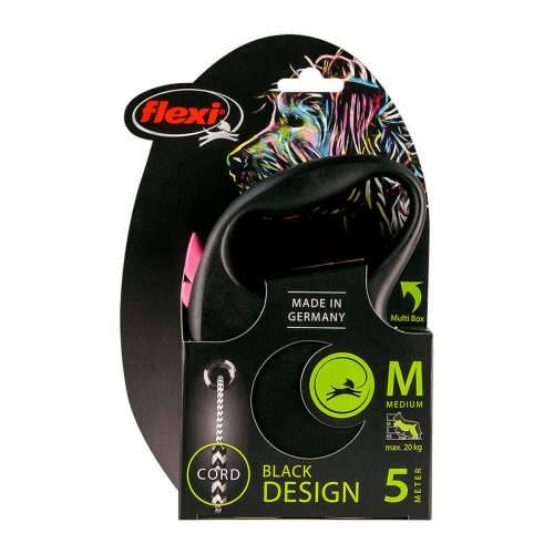 Povodac za pse Flexi BLACK DESIGN 5 m Roza Veličina S Cijena