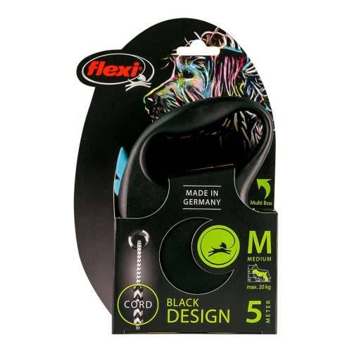 Povodac za pse Flexi BLACK DESIGN 5 m Plava Veličina M Cijena
