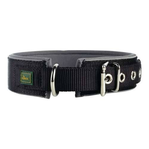 Ogrlica za pse Hunter Neoprene Reflect Crna Cijena