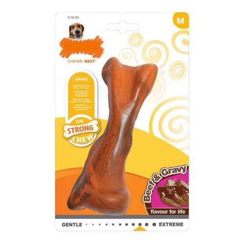 Grickalo za pse Nylabone Strong Chew Umak Meso Guma Veličina M Cijena