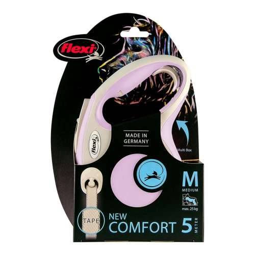 Povodac za pse Flexi NEW COMFORT Roza Veličina M Cijena
