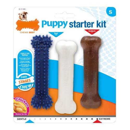 Grickalo za pse Nylabone Extreme Chew Starter Kit Štenad Kokoš Najlon termoplastika (3 pcs) Cijena