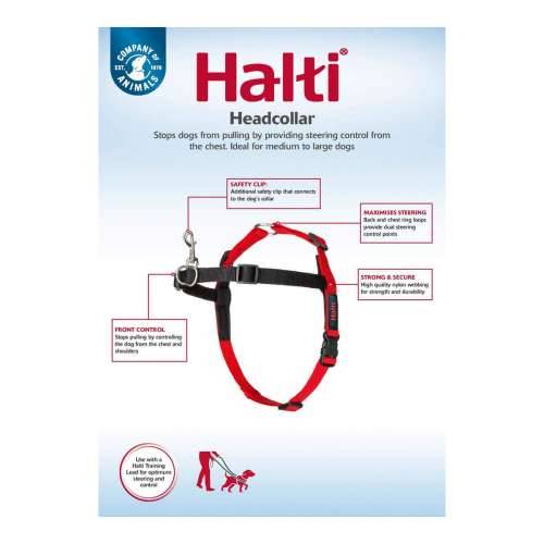 Orma za pse Company of Animals Halti Crna/Crvena L (80-120 cm) Cijena