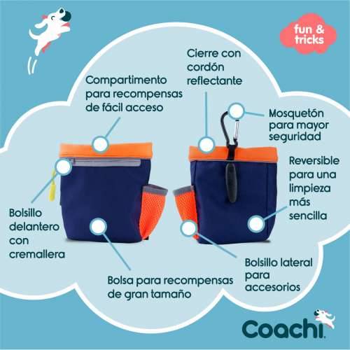 Torbica Coachi Train & Treat Plava Koraljni Cijena