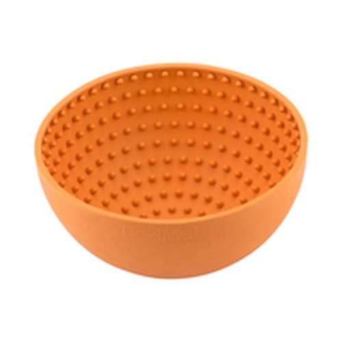 Hranilica za pse Lickimat Wobble Oranžna Orange Guma Cijena