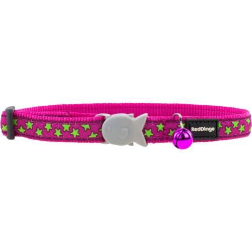 Ogrlica za pse Red Dingo STYLE STARS LIME ON HOT PINK 41-63 cm Cijena