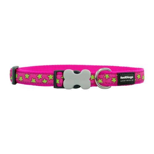 Ogrlica za pse Red Dingo STYLE STARS LIME ON HOT PINK 41-63 cm Cijena