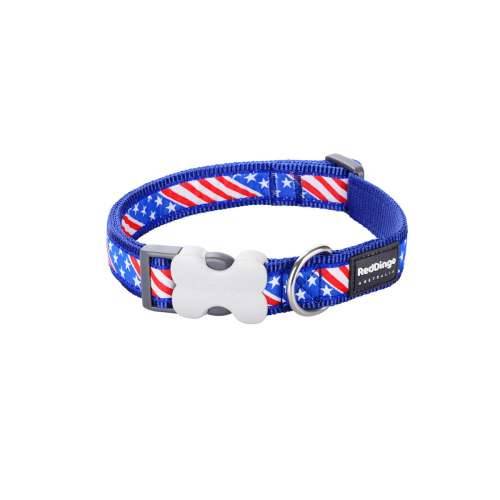Ogrlica za pse Red Dingo STYLE US FLAG 41-63 cm Cijena