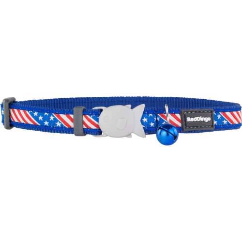 Ogrlica za pse Red Dingo STYLE US FLAG 41-63 cm Cijena