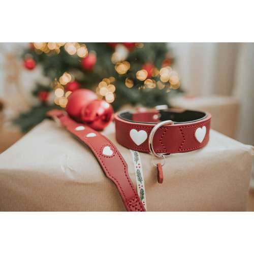 Ogrlica za pse Hunter Love M 41-49 cm Crvena Cijena