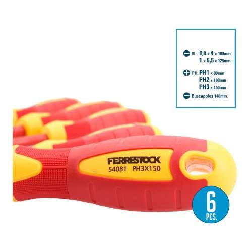 Set Odvijača Ferrestock (6 pcs) Cijena