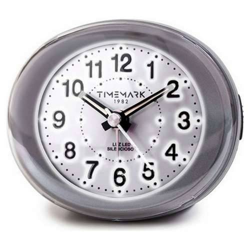 Analogna Budilica Timemark Siva LED Svjetlo Tih Snooze Noćni način 9 x 9 x 5,5 cm (9 x 9 x 5,5 cm) Cijena