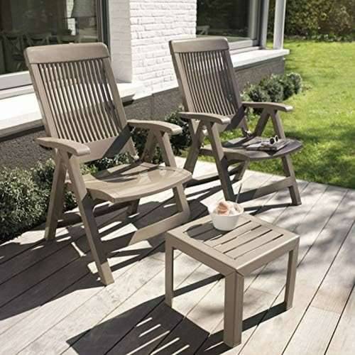 Pomoćni stolić Grosfillex Taupe Boja Smola Plastika 40 x 40 x 35 cm Cijena