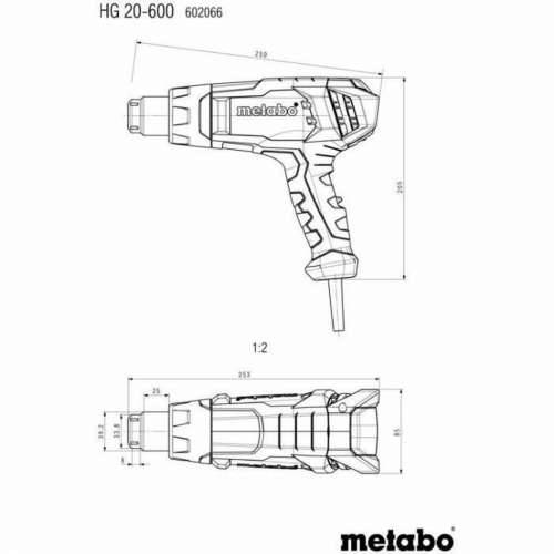 Pištolj s vrućim zrakom Metabo 602066000 Cijena