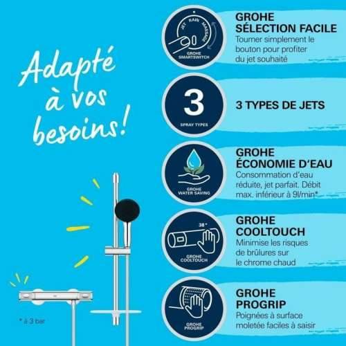 Stup za tuširanje Grohe Precision Feel Plastika Cijena