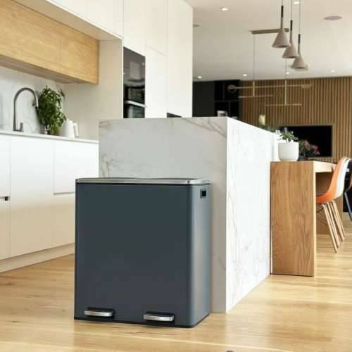 Kanta za smeće Kitchen Move Siva Nehrđajući Čelik 60 L Cijena