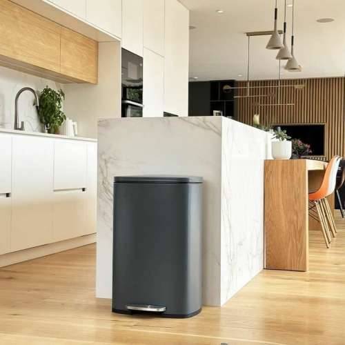 Kanta za smeće Kitchen Move Siva Nehrđajući Čelik 50 L Cijena